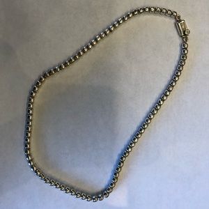 Silver Beaded Chain